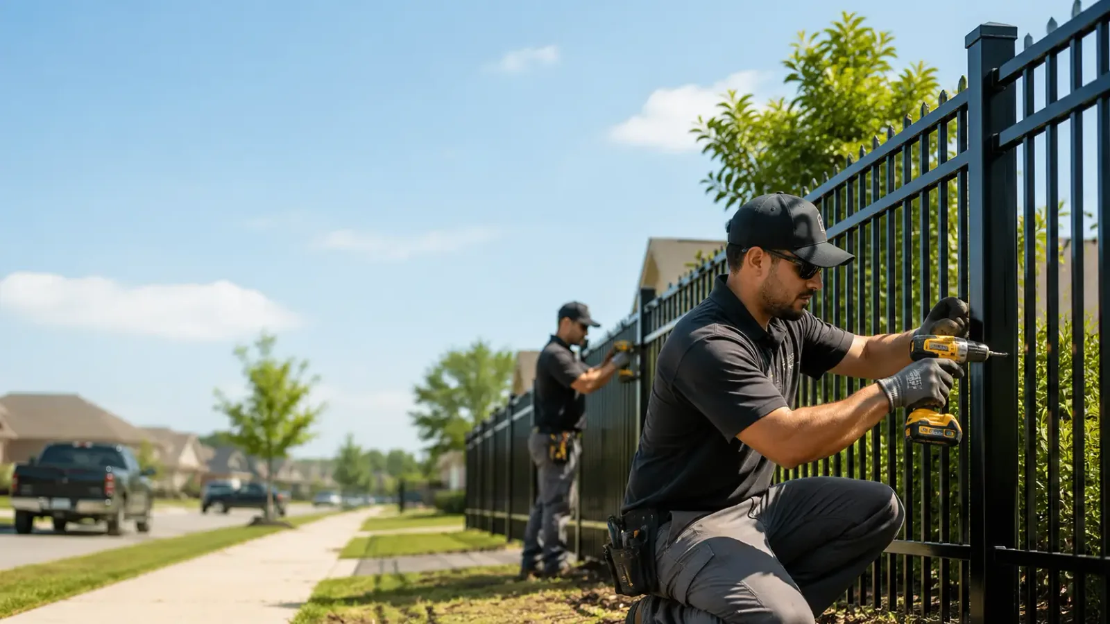 Metal Fence Installation in Ravenna, TX